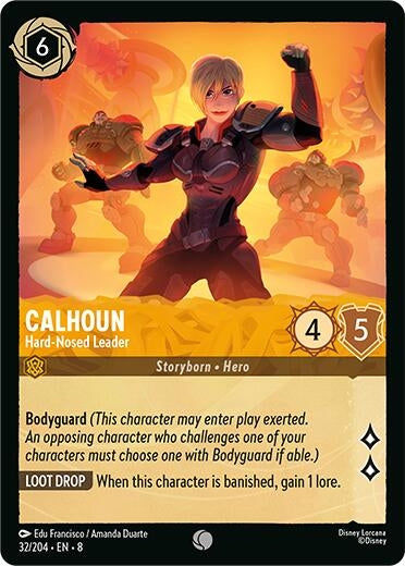 Image for Calhoun - Hard-Nosed Leader (32/204) - Disney Lorcana