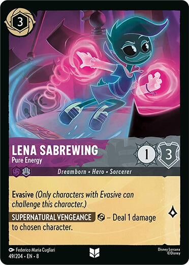Image for Lena Sabrewing - Pure Energy (49/204) - Disney Lorcana