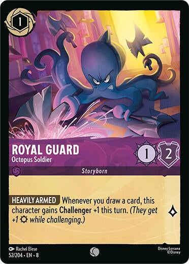 Image for Royal Guard - Octopus Soldier (52/204) - Disney Lorcana