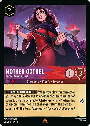 Image for Mother Gothel - Knows What's Best (70/204) - Disney Lorcana