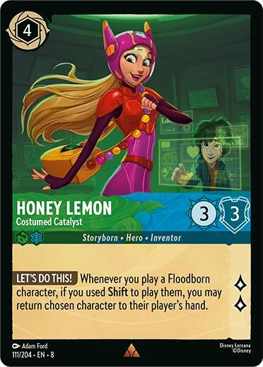 Image for Honey Lemon - Costumed Catalyst (111/204) - Disney Lorcana