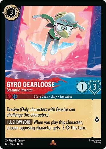 Image for Gyro Gearloose - Eccentric Inventor (123/204) - Disney Lorcana