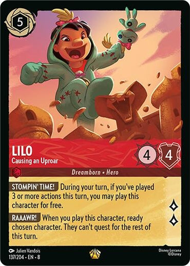 Image for Lilo - Causing an Uproar (137/204) - Disney Lorcana