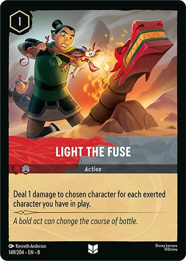Image for Light the Fuse (149/204) - Disney Lorcana