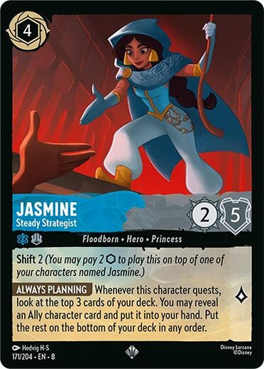 Image for Jasmine - Steady Strategist (171/204) - Disney Lorcana