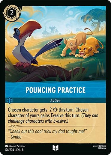 Image for Pouncing Practice (176/204) - Disney Lorcana