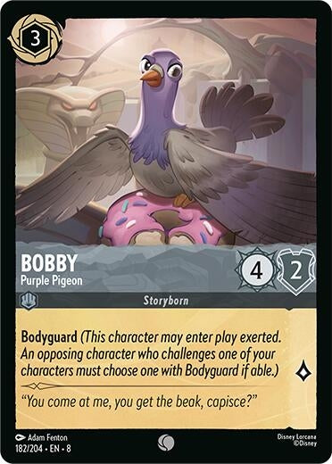 Image for Bobby - Purple Pigeon (182/204) - Disney Lorcana
