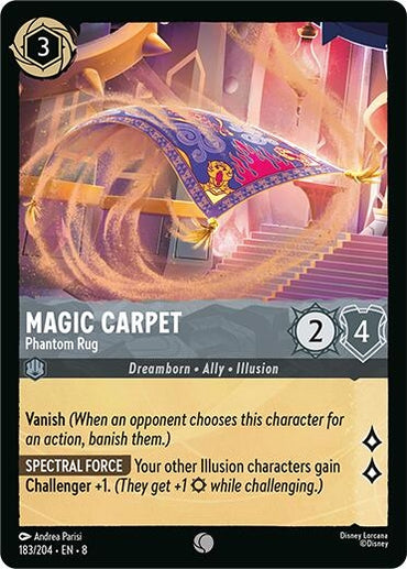 Image for Magic Carpet - Phantom Rug (183/204) - Disney Lorcana