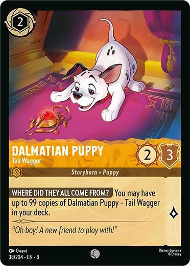 Image for Dalmatian Puppy - Tail Wagger (38/204) - Disney Lorcana