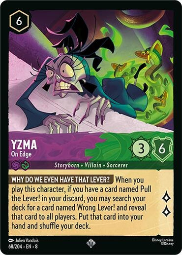 Image for Yzma - On Edge (68/204) - Disney Lorcana