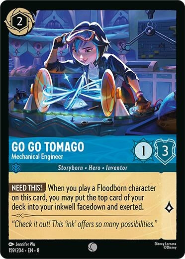 Image for Go Go Tomago - Mechanical Engineer (159/204) - Disney Lorcana