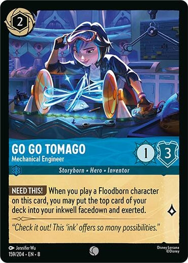 Image for Go Go Tomago - Mechanical Engineer (159/204) - Disney Lorcana