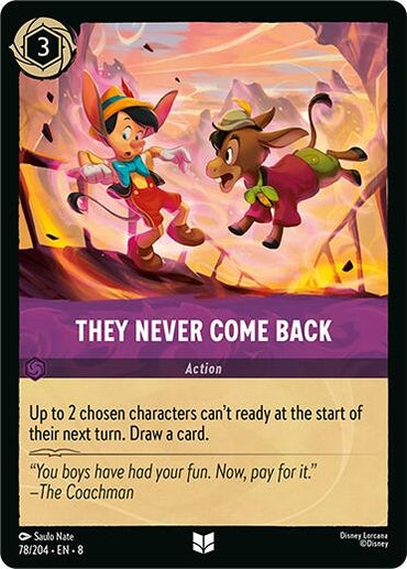 Image for They Never Come Back (78/204) - Disney Lorcana