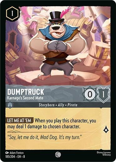 Image for Dumptruck - Karnage's Second Mate (185/204) - Disney Lorcana
