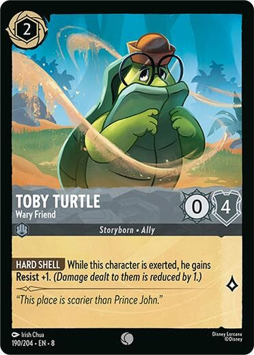 Image for Toby Turtle - Wary Friend (190/204) - Disney Lorcana