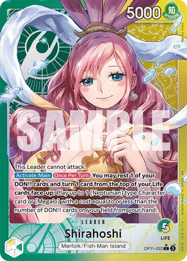 Image for Shirahoshi (022) (Alternate Art) (OP11-022) - One Piece Card Game