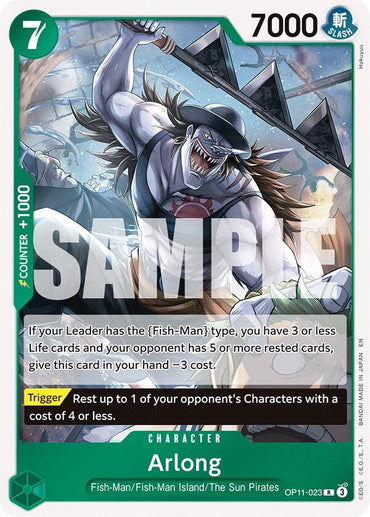 Image for Arlong (OP11-023) - One Piece Card Game