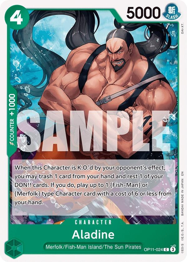 Image for Aladine (OP11-024) - One Piece Card Game