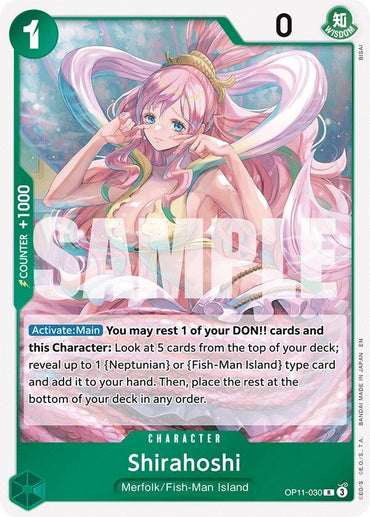 Image for Shirahoshi (030) (OP11-030) - One Piece Card Game