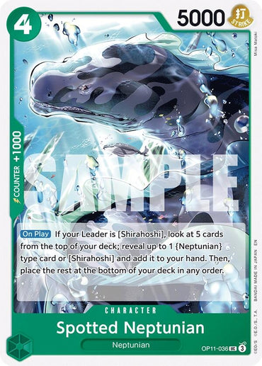 Image for Spotted Neptunian (OP11-036) - One Piece Card Game