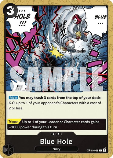Image for Blue Hole (OP11-098) - One Piece Card Game