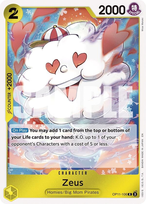 Image for Zeus (OP11-106) - One Piece Card Game