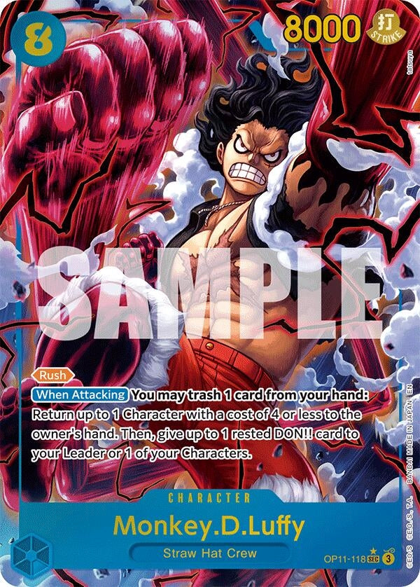 Image for Monkey.D.Luffy (118) (Alternate Art) (OP11-118) - One Piece Card Game