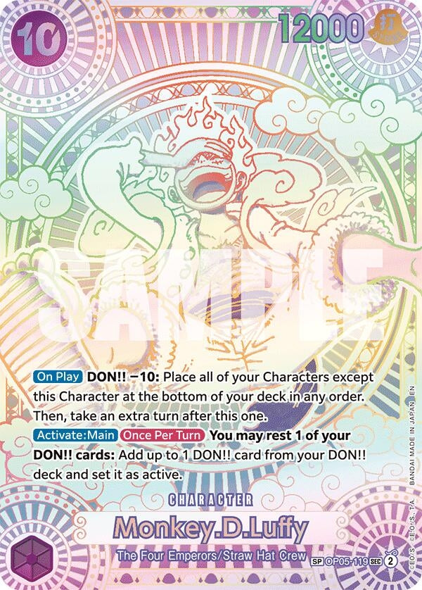 Image for Monkey.D.Luffy (119) (SP) (OP05-119) - One Piece Card Game