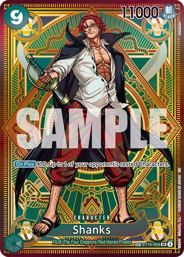Image for Shanks (SP) (ST16-004) - One Piece Card Game