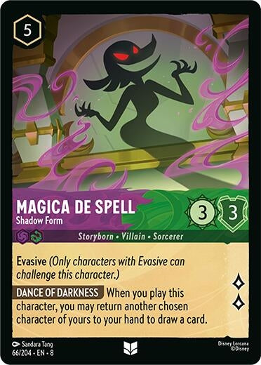 Image for Magica De Spell - Shadow Form (66/204) - Disney Lorcana