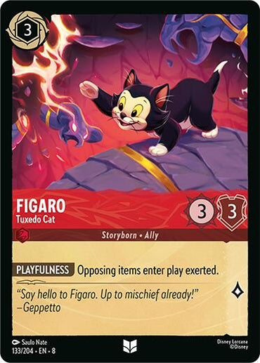 Image for Figaro - Tuxedo Cat (133/204) - Disney Lorcana