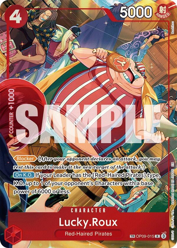 Image for Lucky.Roux (TR) (OP09-015) - One Piece Card Game