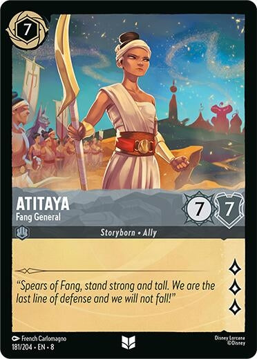 Image for Atitaya - Fang General (181/204) - Disney Lorcana