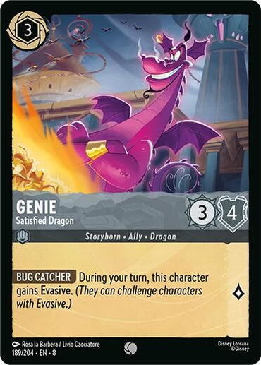Image for Genie - Satisfied Dragon (189/204) - Disney Lorcana