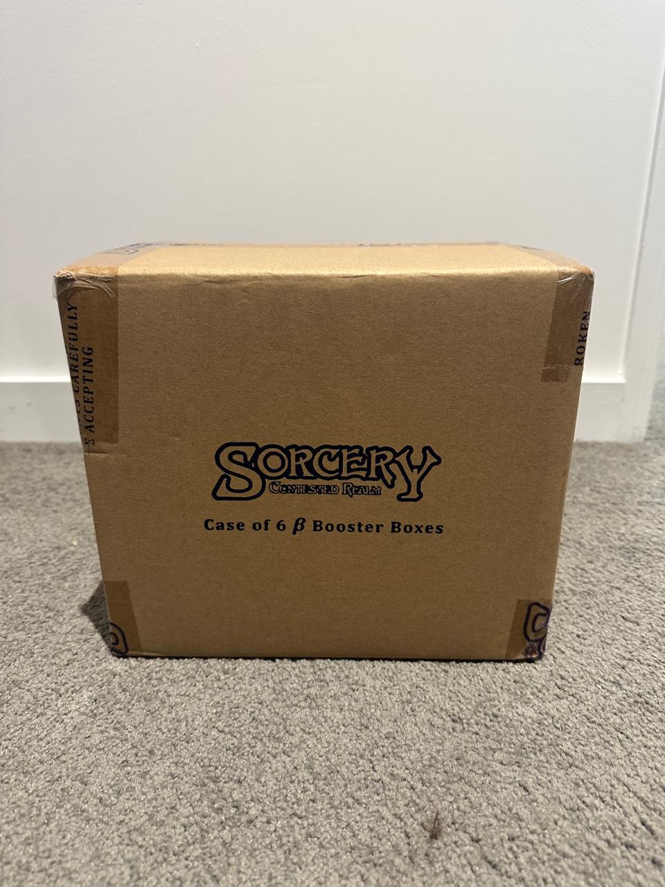 Sorcery Contested Realm TCG Beta Booster Box Case (6 Boxes)